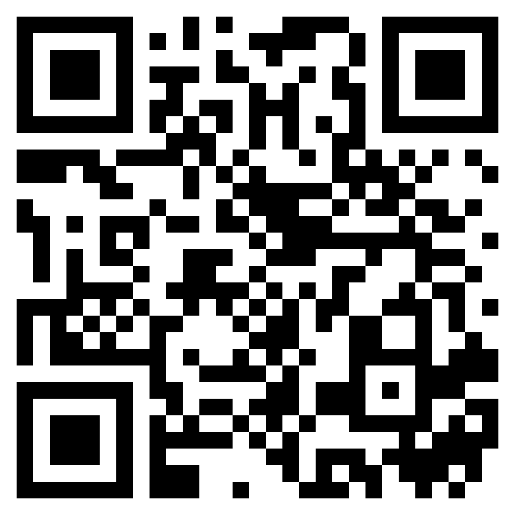 iPhone mobile app QR code